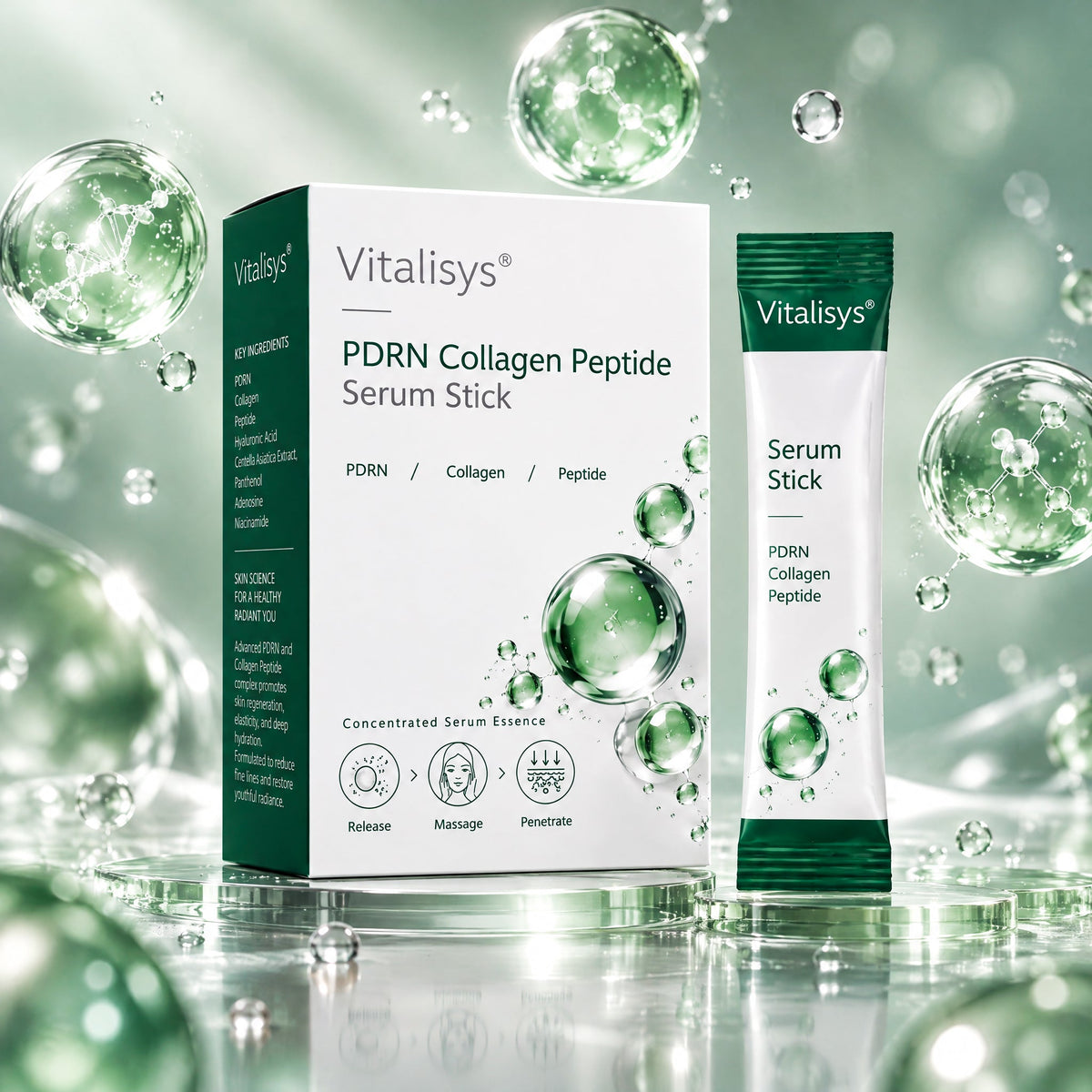 Vitalisys® PDRN Collagen Peptide Serum Stick