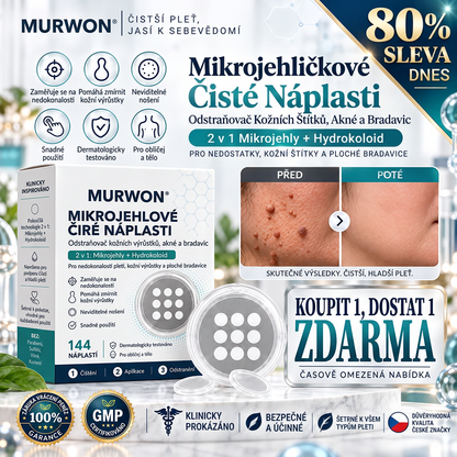 ✅✅ Oficiální obchod | MURWON® 🌥️ Botanická mikrojehličková hydrokoloidní náplast (Na kožní výrůstky, malé kožní útvary, bradavice, mateřská znaménka, věkové skvrny a pigmentové skvrny)💙