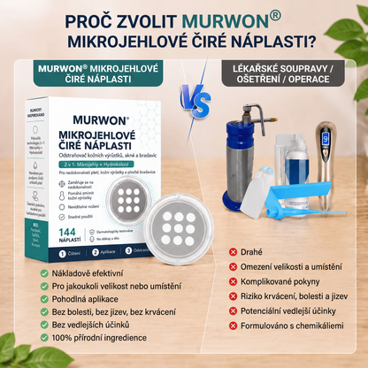 ✅✅ Oficiální obchod | MURWON® 🌥️ Botanická mikrojehličková hydrokoloidní náplast (Na kožní výrůstky, malé kožní útvary, bradavice, mateřská znaménka, věkové skvrny a pigmentové skvrny)❤️